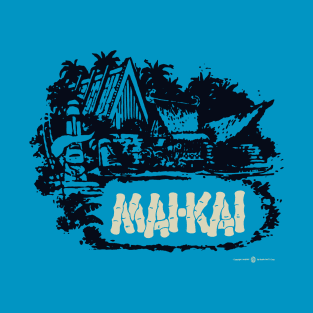 Vintage Retro Mai Kai Tiki Bar T-Shirt