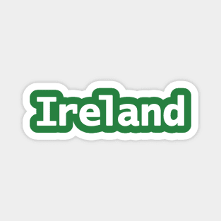 Ireland St Patricks Day Typography Magnet
