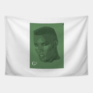 Grace Jones Stamp Tapestry