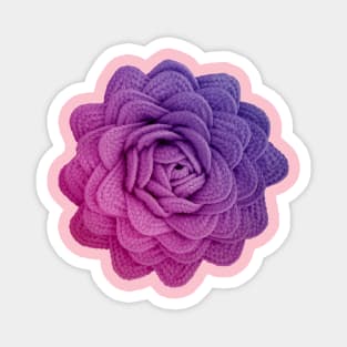 Vintage Pink Flora Magnet