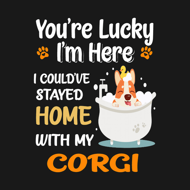 I Could Have Stayed Home With Corgi (135) by Darioz