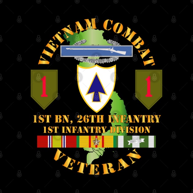 Vietnam Combat Infantry Veteran w 1st Bn 26th Inf 1st Inf Div SSI by twix123844