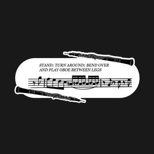 Oboe Orchestra Sheet Music Memes T-Shirt