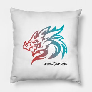 Dragonpunk Colors with Text Pillow