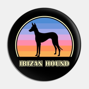 Ibizan Hound Vintage Sunset Dog Pin