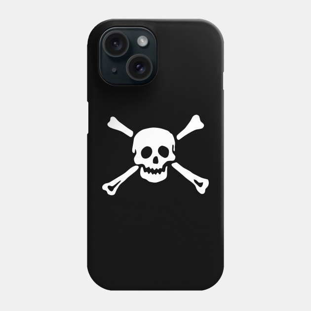 Skull and Crossbones Pirate Phone Case by Stacks