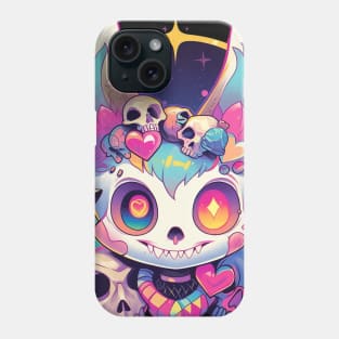 Skull bunny Phone Case