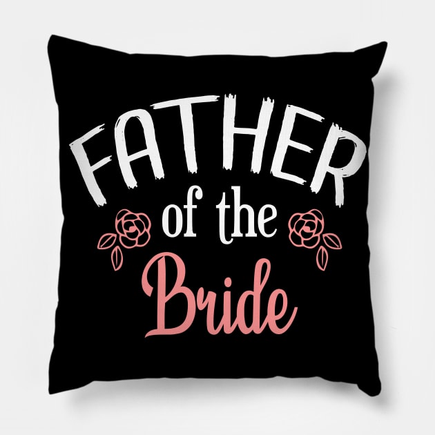 Father of the bride Pillow by Tesszero