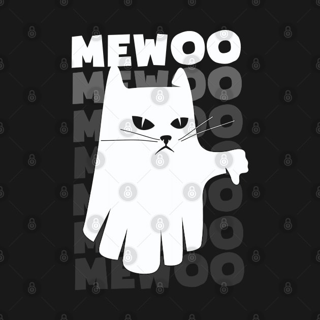 Mewoo Ghost Cat Disapproval by Rebrand