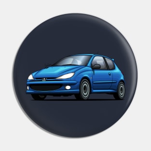 Peugeot 206 RC - Blue Pin