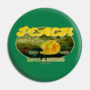 peach tap&record sience 1975 Pin