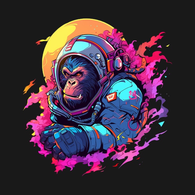 space monkey by piratesnow