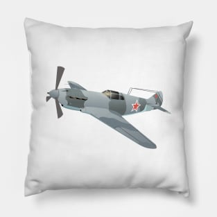 LaGG-3 Soviet WW2 Fighter Aircraft Pillow