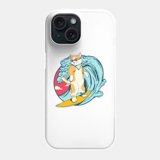 Cool Surfing Cat Phone Case