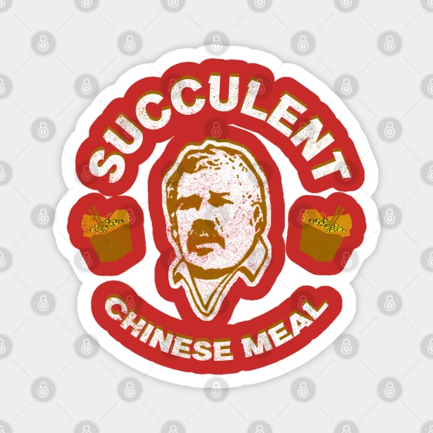 Succulent Chinese Meal funny face Magnet by nikalassjanovic