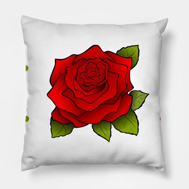 mom with flower Pillow by Elhisodesigns