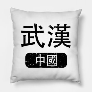 Wuhan China in Chinese Pillow