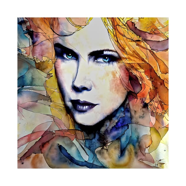 portrait of Nicole Kidman by bogfl
