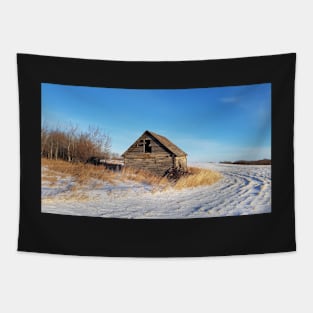 Abandoned farmhouse Tapestry