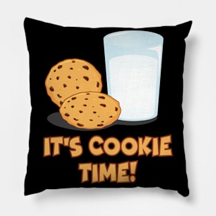 It's Cookie Time - Cookies and Milk Pillow