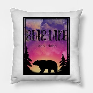 Bear Lake Utah Idaho Pillow