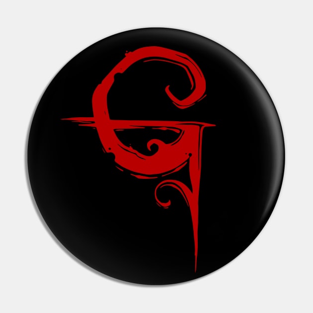 GT Red Minimal Logo Pin by tk6189