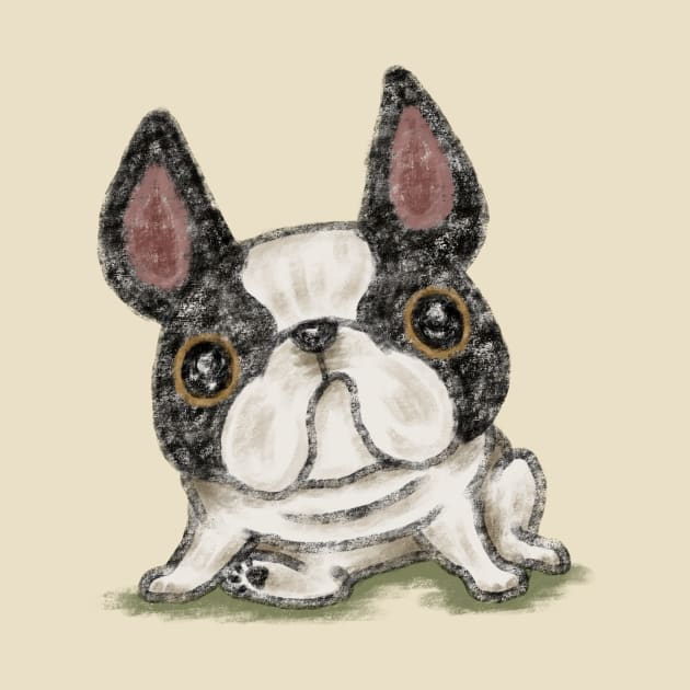 French Bulldog in a funny pose by sanogawa