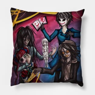 Creepypasta Artists Pillow