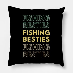 Fishing besties Pillow