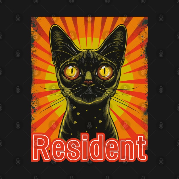 The resident cat by FehuMarcinArt