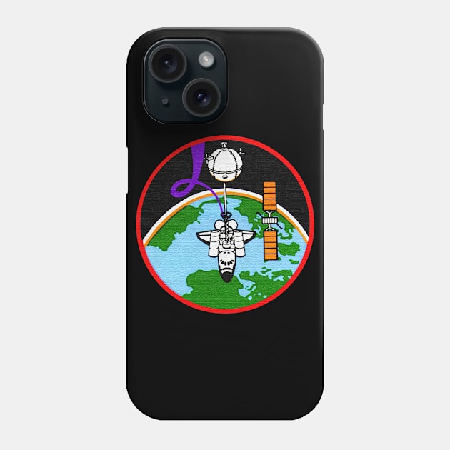 Black Panther Art - NASA Space Badge 122 Phone Case by The Black Panther