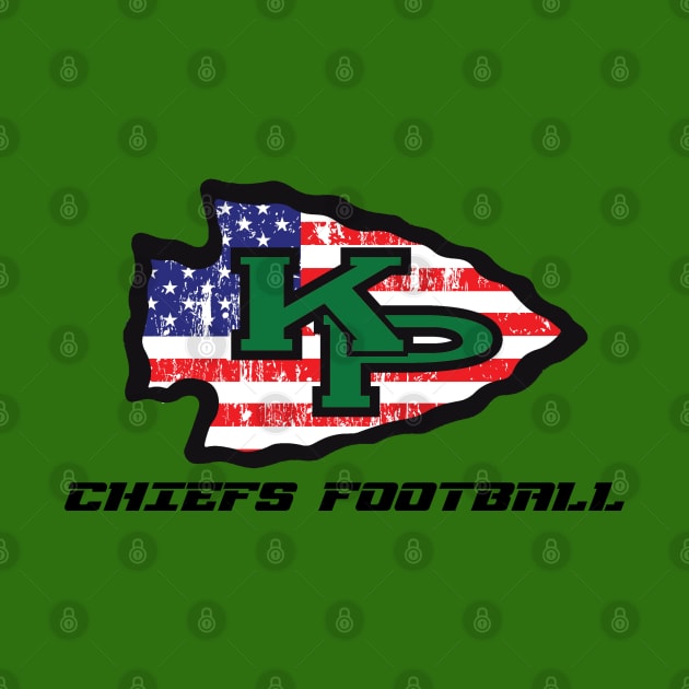 KP Chiefs Football (American Pride Arrowhead) by ArmChairQBGraphics