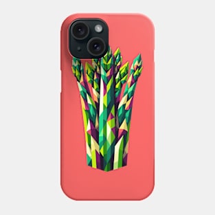 Abstract Geometric Asparagus - Color Design Phone Case