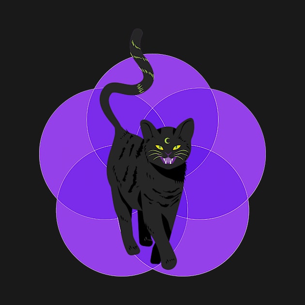 Hex Cat by Zippy's Tees