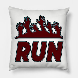 Run (from zombies) Pillow