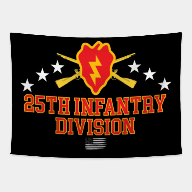 Us Army 25th Infantry Division 25th Infantry Division Tapestry Teepublic