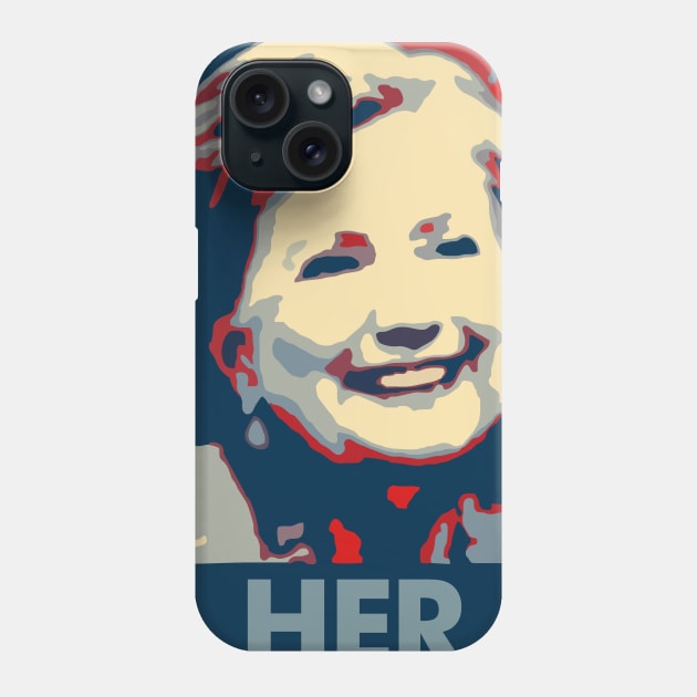 Hillary Rodham Clinton Political Parody Phone Case by ThreadChef