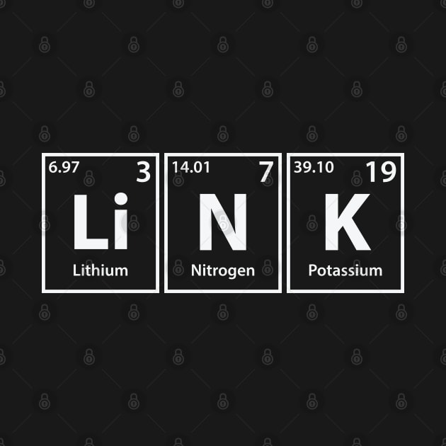 Link (Li-N-K) Periodic Elements Spelling by cerebrands