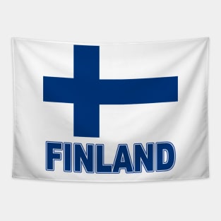 The Pride of Finland - Finnish Flag Design Tapestry