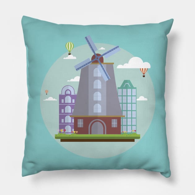 Amsterdam Pillow by LineXpressions