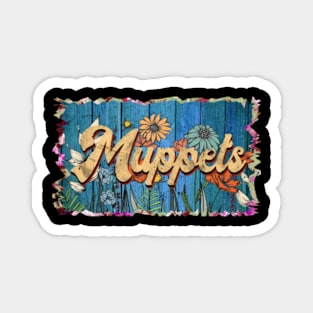 Retro Muppets Name Flowers Limited Edition Proud Classic Styles Magnet