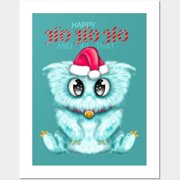 Cute Yeti Kid Cartoon - Cute Yeti Kid Cartoon - Posters and Art Prints