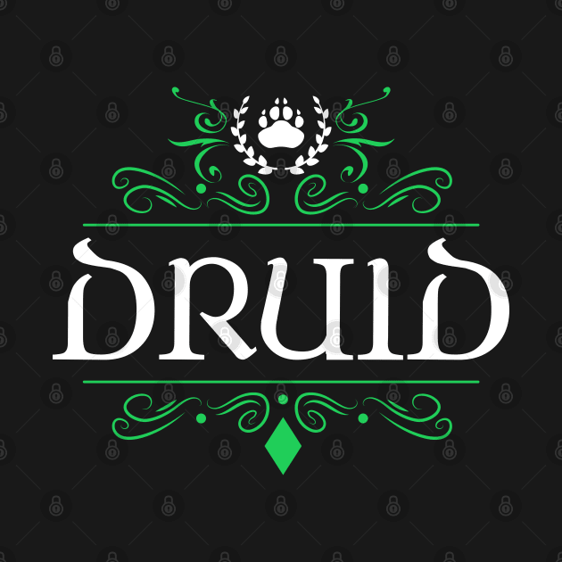 Druid Character Class Tabletop RPG Gaming by pixeptional