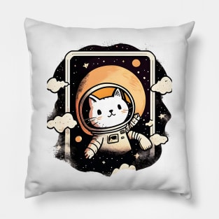 Cat Astronaut, Space Kitty, Catronaut - Love Cats Pillow