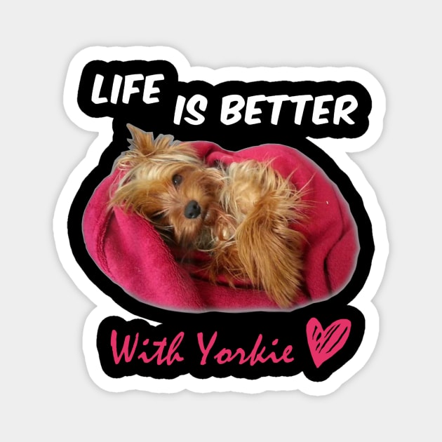 Yorkie Lover | Bestie in my Life Magnet by CathyStore