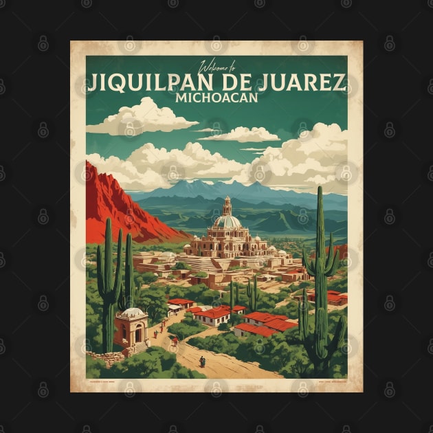 Jiquilpan de Juarez Michoacan Tourism Travel Vintage by TravelersGems