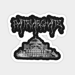 Eastern Orthodox Black Metal Patriarchate Hagia Sophia Magnet