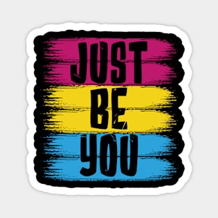 Just Be You, Pansexual Flag Magnet