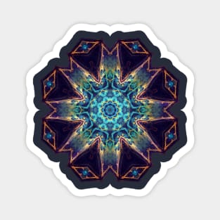 Fractal Mandala Magnet