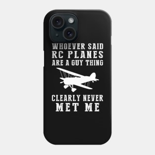 Soaring Gender Equality: RC-Plane Pilot! Phone Case